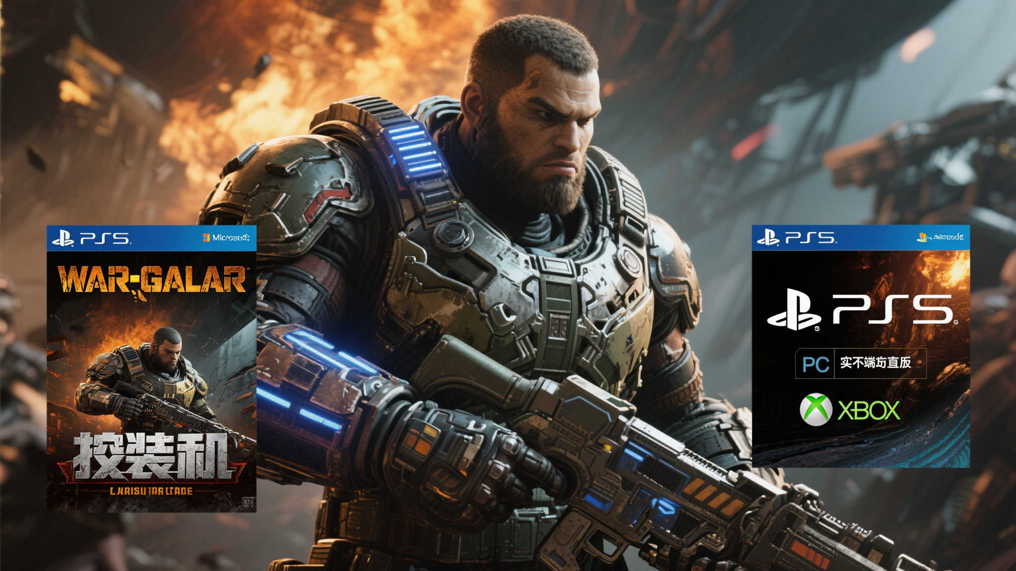 实体版登陆PS5/PC,却无缘Xbox平台? 《战争机器》系列本身是微软旗下的一款重要