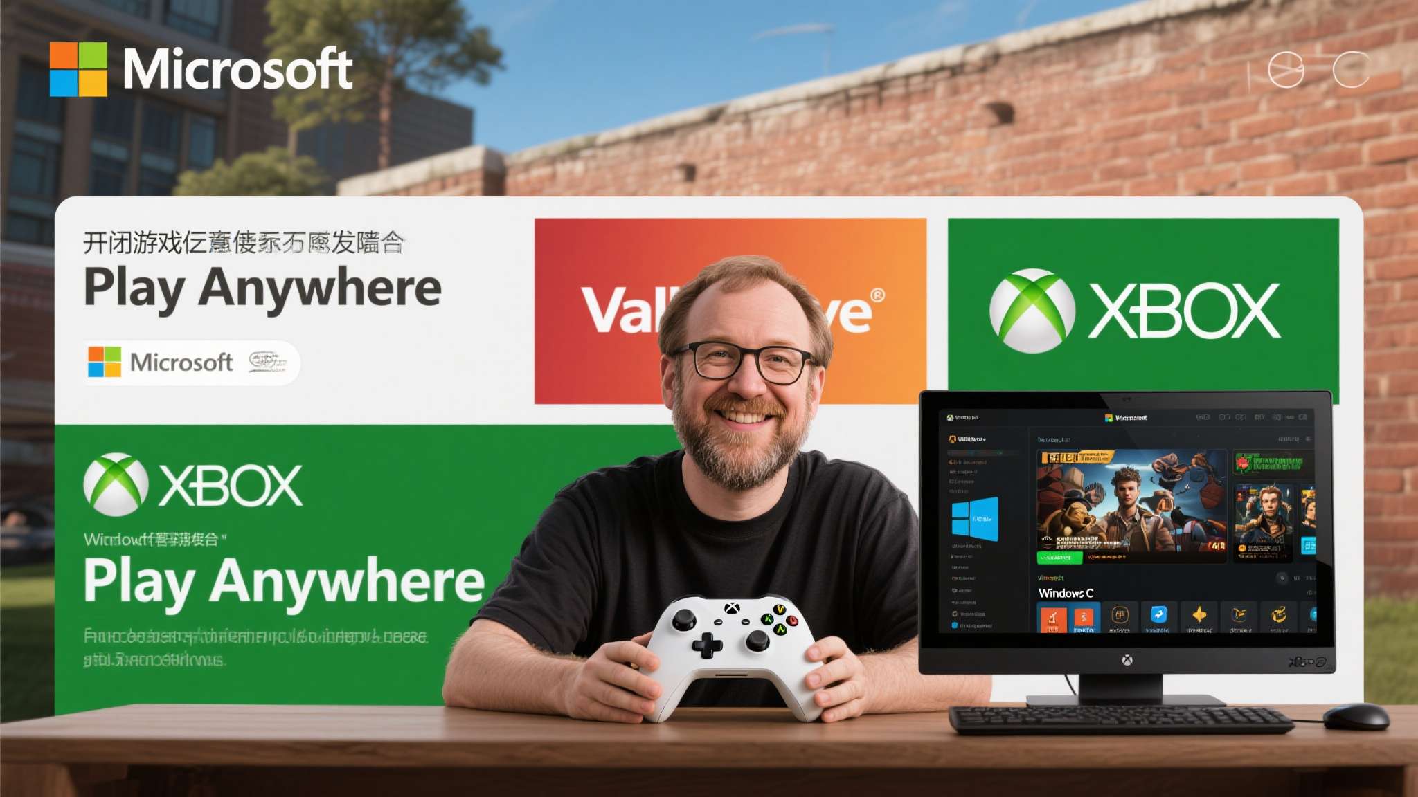 微软近年来推行的"Play Anywhere"政策，允许玩家在Xbox主机与Wi